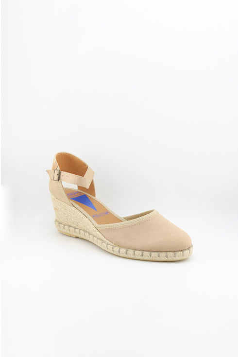 Verbenas Suede Espadrille Plain Wedge Sandals